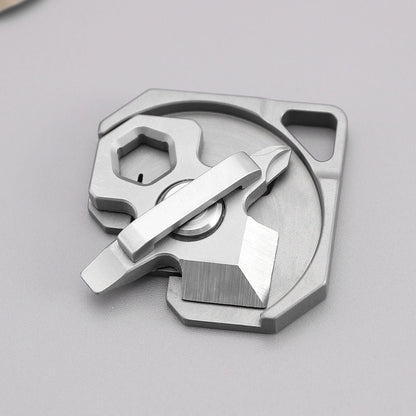 Mini Titanium Alloy Keychain Knife Multi Tool