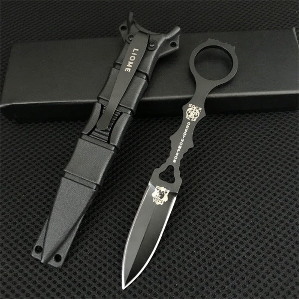 Liome Fixed Blade Tactical Knife for Outdoor Hunting and Camping Needs