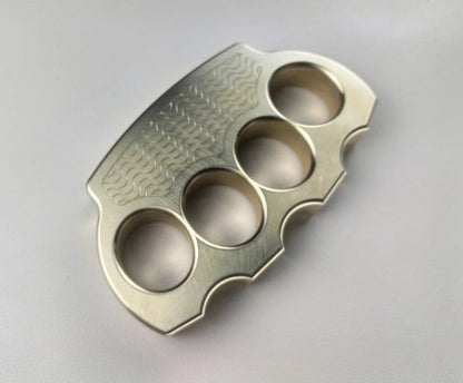 Pure Brass Knuckle Duster Self-Defense Equipment for Maximum Security