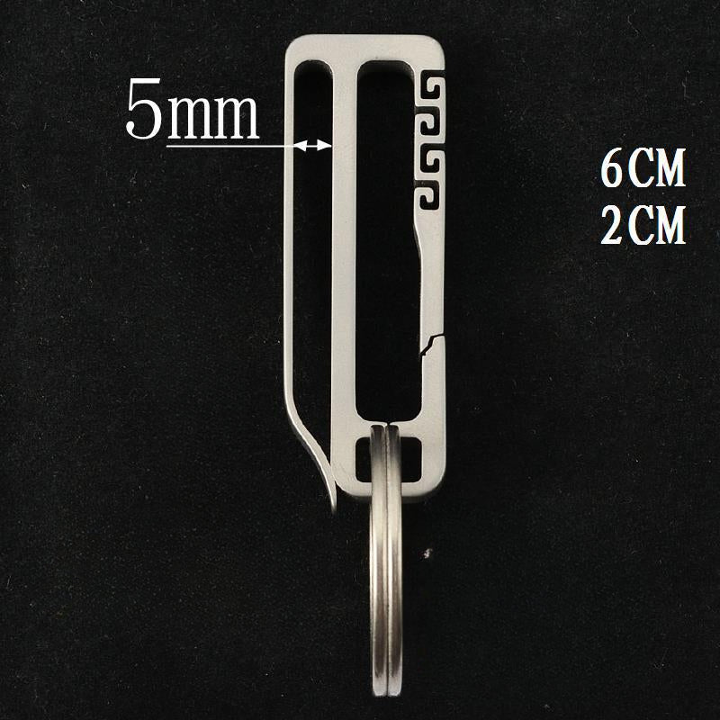 Titanium Clip Key Securer for Men