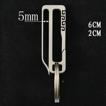 Titanium Clip Key Securer for Men