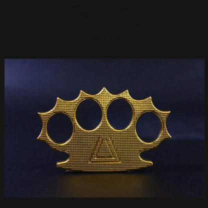 Portable Self-Defense Knuckle Duster for EDC Emergencies