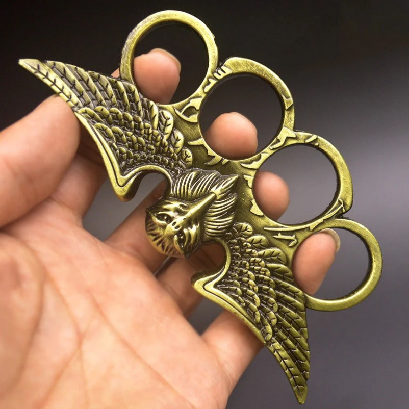 Thickened Eagle King Knuckle Duster Tactical Four Finger Defense