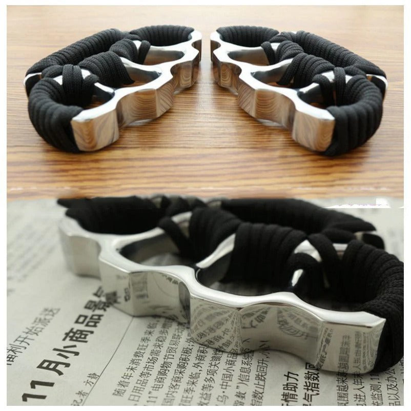 Thickened Solid Steel Knuckle Duster Tactical EDC Tool for Safety