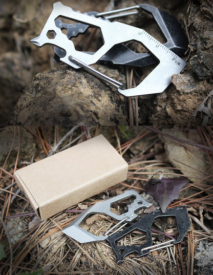 Stainless Steel Alpine Knuckle Duster Defender: Multi-Mount Safety Clip