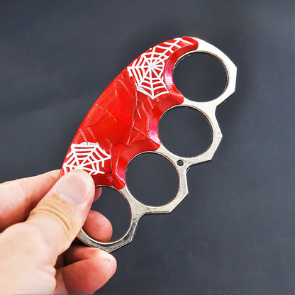 Tough Zinc Alloy Knuckle Duster with Spider Design for Safety