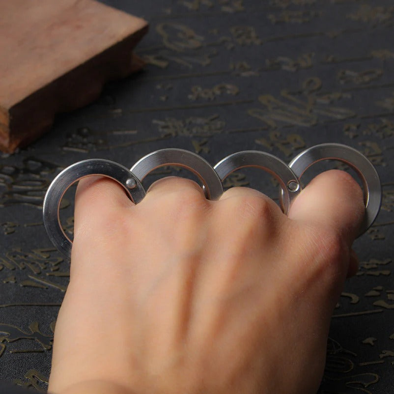 FistFold Four Finger Knuckle Duster for Compact Self-Defense and EDC Gear