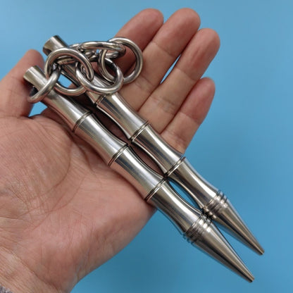 Portable Solid Steel Nunchaku Built for Effective Self-Protection