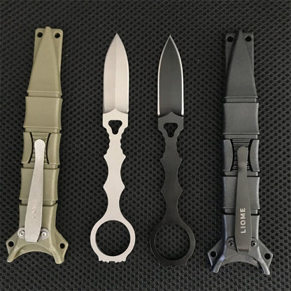 Liome Fixed Blade Tactical Knife for Outdoor Hunting and Camping Needs