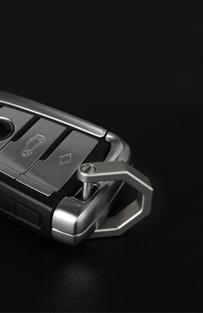 Horseshoe Titanium Key Lock Outdoor D Shape Buckle Keychain
