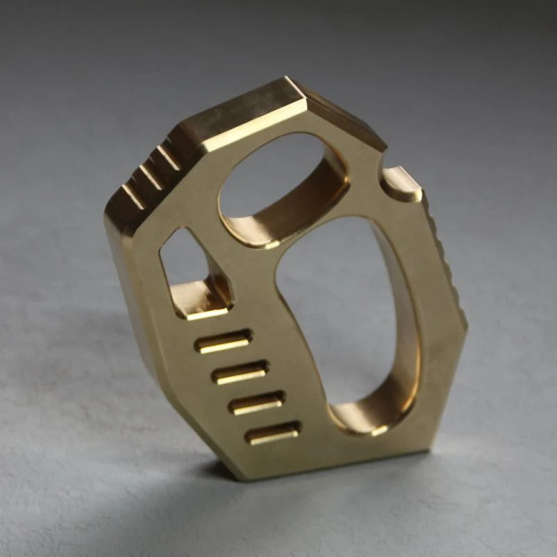 Brass Knuckle Duster for Personal Defense Tactical EDC Tool