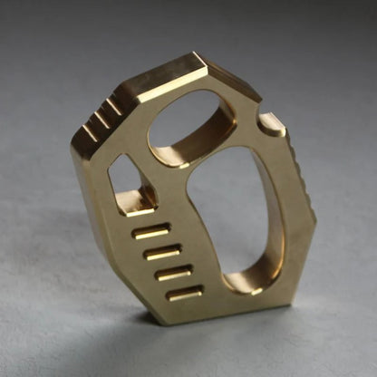 Brass Knuckle Duster for Personal Defense Tactical EDC Tool