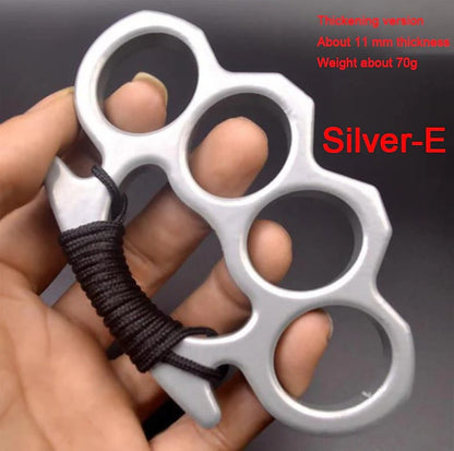 Heavy Duty Brass Knuckle Duster Four Finger Protection Tool