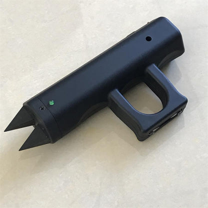 Self-Defense Stun Gun with Multi-Function Knuckle Duster Tool