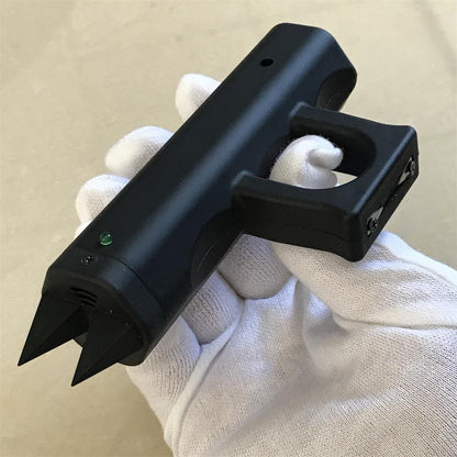 Self-Defense Stun Gun with Multi-Function Knuckle Duster Tool