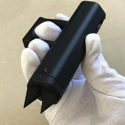 Self-Defense Stun Gun with Multi-Function Knuckle Duster Tool