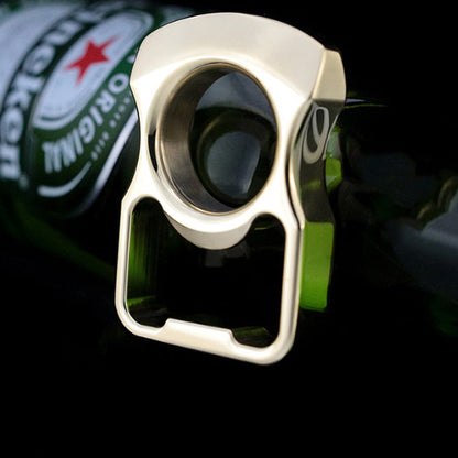 Brass Knuckle Duster with Bottle Opener