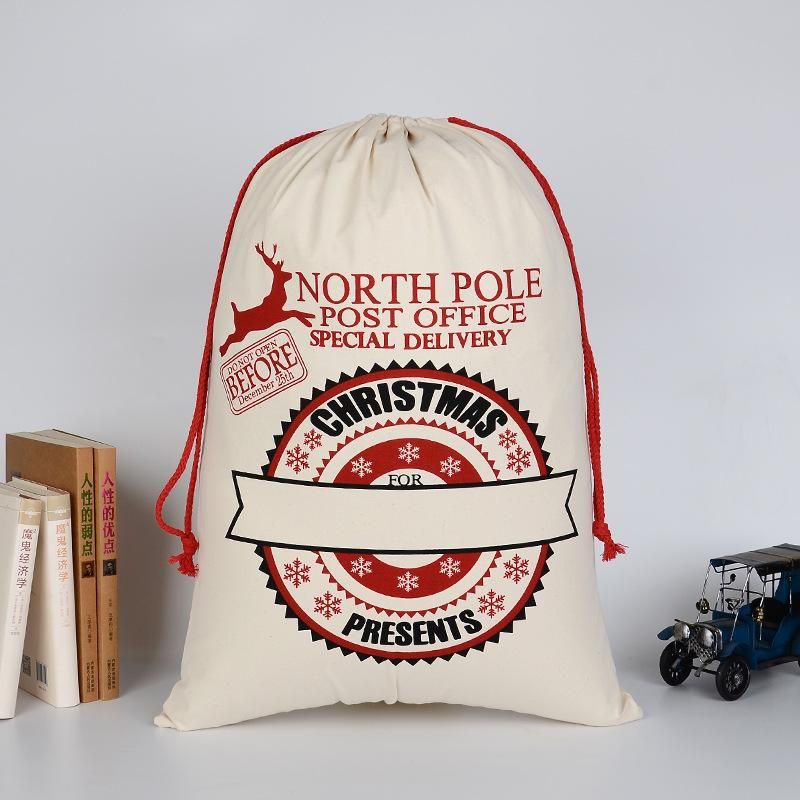 Sustainable Organic Cotton Bag with Drawstring for Eco Protection