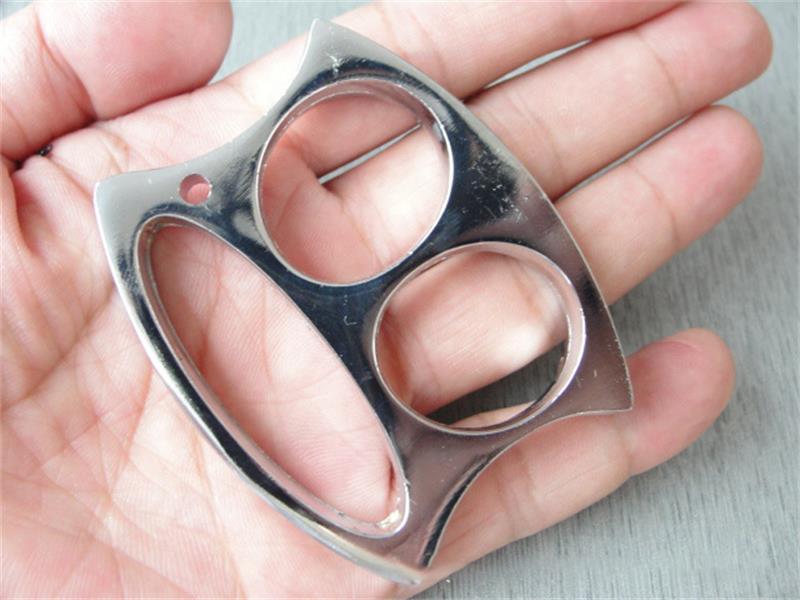 MouthGuard Strong Metal Knuckle Duster with Window Breaker Feature