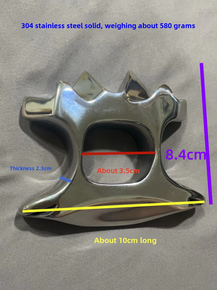 Tactical Stainless Steel Spike Knuckle Duster for Everyday Carry