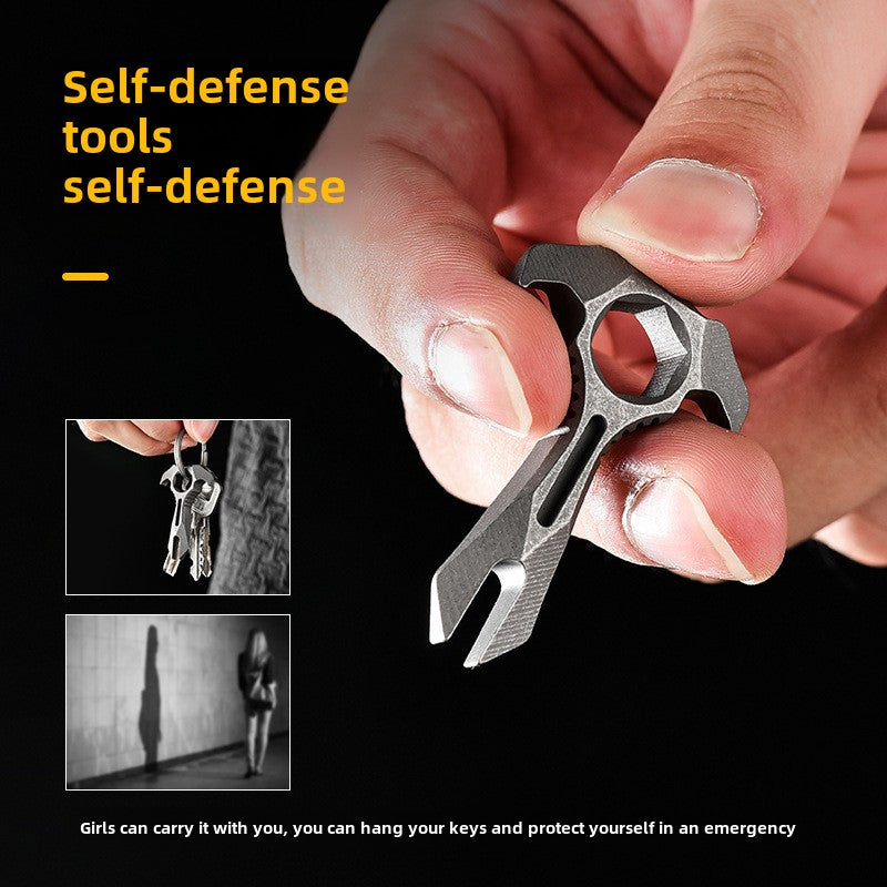 Titanium Knuckle Duster EDC MultiTool Finger Guard