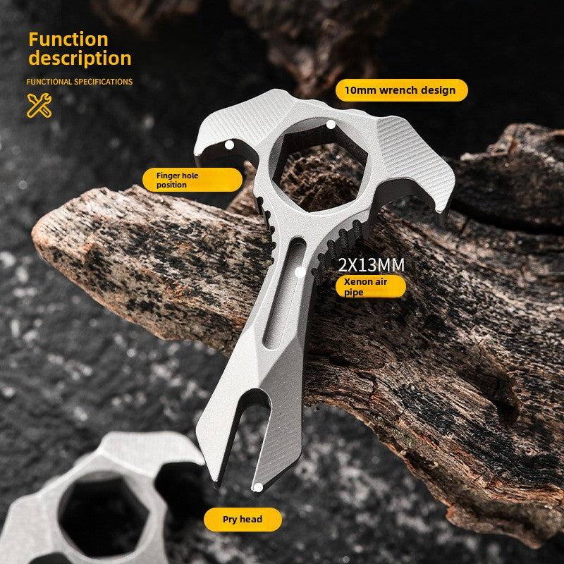 Titanium Knuckle Duster EDC MultiTool Finger Guard